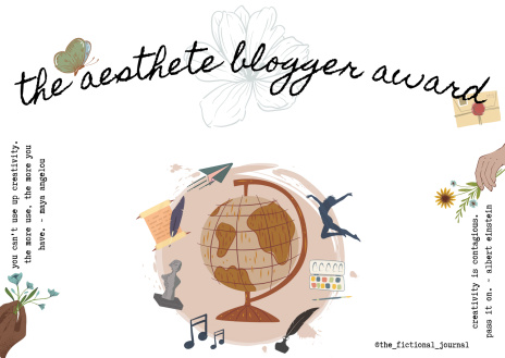 The Aesthete Blogger Award